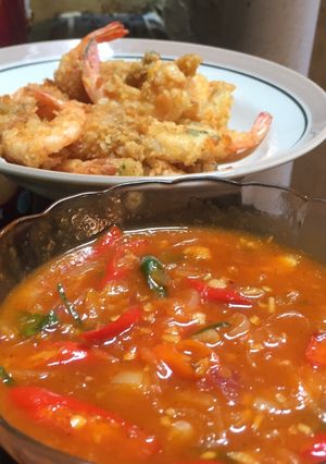 Foto resep Saus pedas untuk udang goreng, cumi goreng, dll