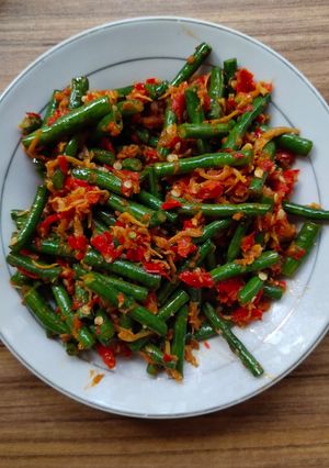 Foto resep Balado Teri Kacang Panjang