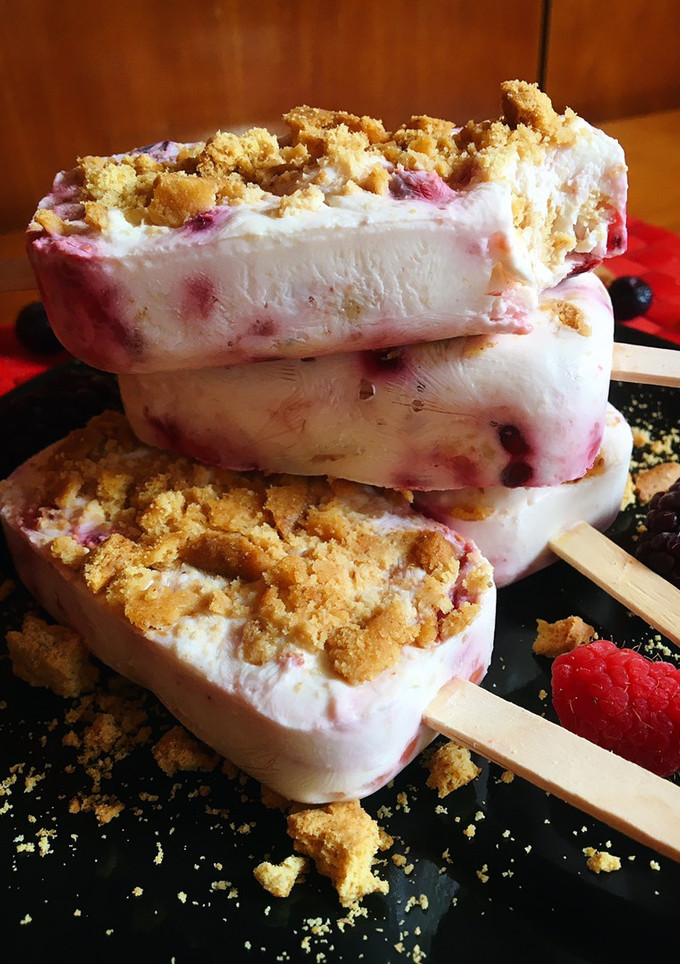 Una foto de Helados Cheesecake cremosos