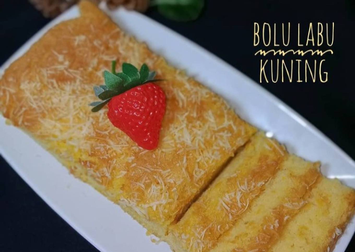 Pumpkin cake / kue labu kuning / bolu labu kuning