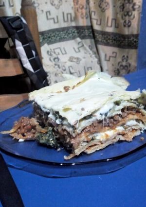 Una foto de Lasagna sin tac