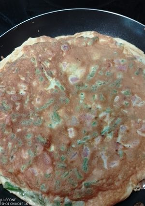 Foto principal de Tortilla de espárragos verdes con jamón serrano
