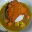 Nasi chicken katsu bumbu kare Jepang