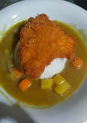 Foto resep Nasi chicken katsu bumbu kare Jepang