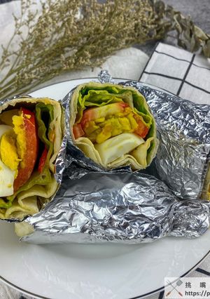 墨西哥酪梨雞肉捲餅(夏日輕食料理) 的食譜成品照片