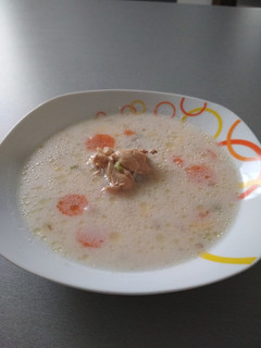 Csirkeragu leves diétásan recept fotója