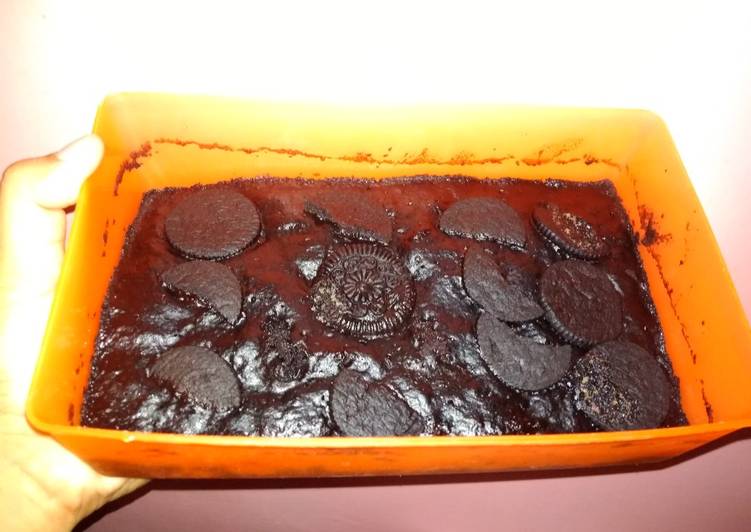 Resep Brownies  kukus  oreo  2  bahan  oleh Vista Cookpad
