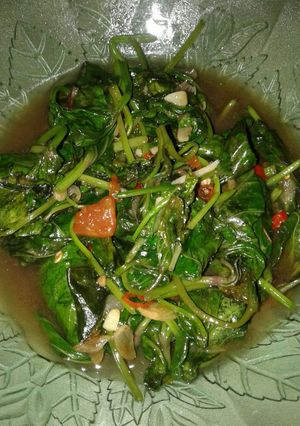 Foto resep 🍃tumis daun ubi 🍃#BikinRamadhanBerkesan