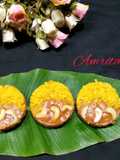 Coconut cornflakes steamed cake