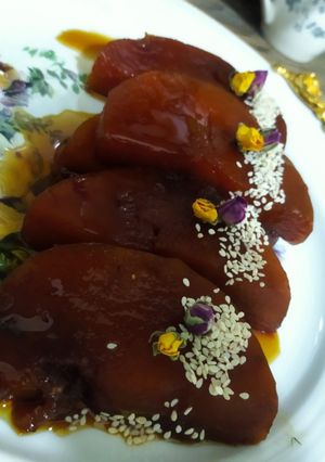 عکسی از دستور دسر کدو حلوایی