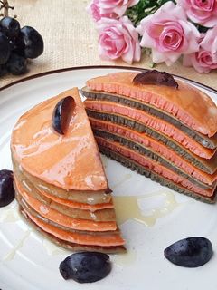 Foto resep Black Pink Pancake