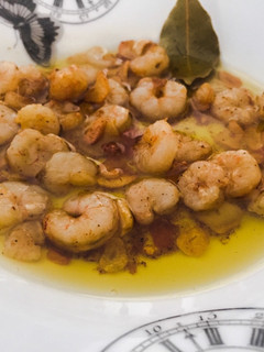 Una foto de Gambas al pil pil