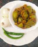 Shimla mirchi besan sabzi