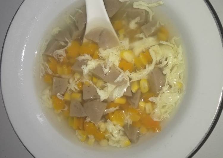 Sop jagung (kepiting kw)