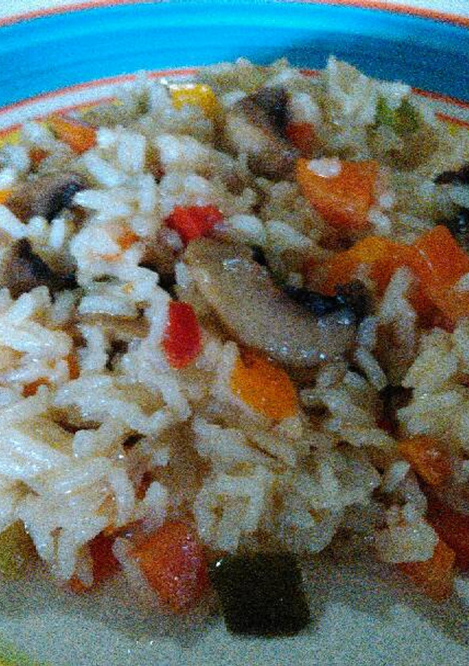 Una foto de Arroz con vegetales