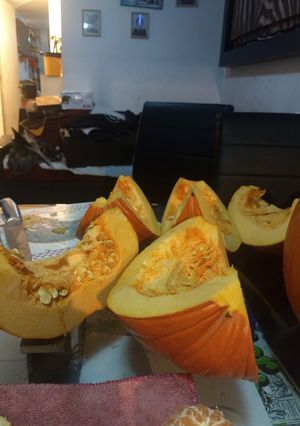 Una foto de Puré de Calabaza en Diciembre (Halloween)