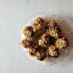 A picture of Katori chaat.