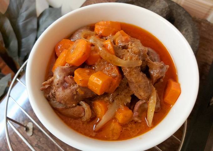Cara bikin Semur Ati Ampela Ayam Cara bikin Semur Ati Ampela Ayam