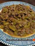 Carne con nopales en salsa verde🌹
