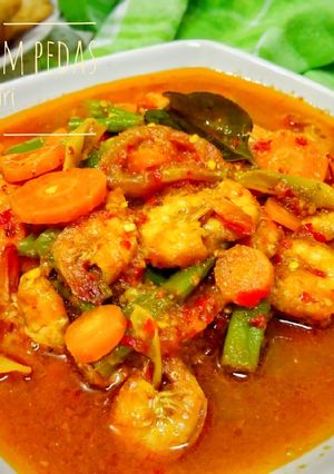 Foto resep Udang asam pedas