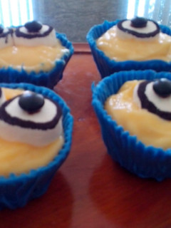 Una foto de Postre divertido para niños (minions)