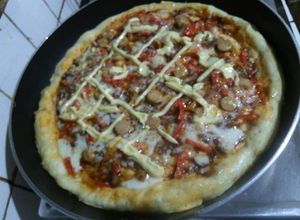 Foto resep Pizza teflon simple