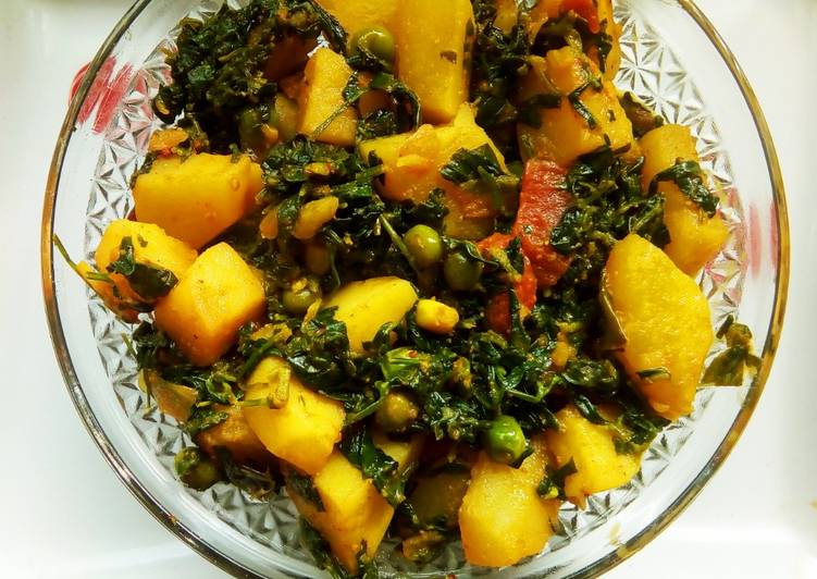 How to Make Ultimate Aloo methi matar