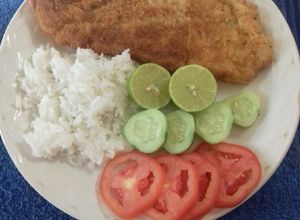 Una foto de Filete crujiente, empanizado con galletas