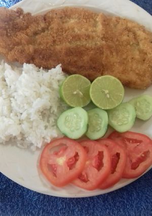 Una foto de Filete crujiente, empanizado con galletas