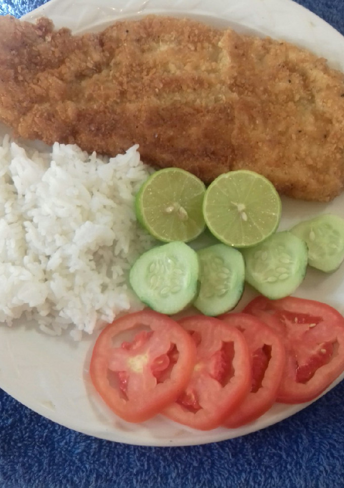 Una foto de Filete crujiente, empanizado con galletas