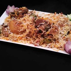 A picture of Beef Biryani.