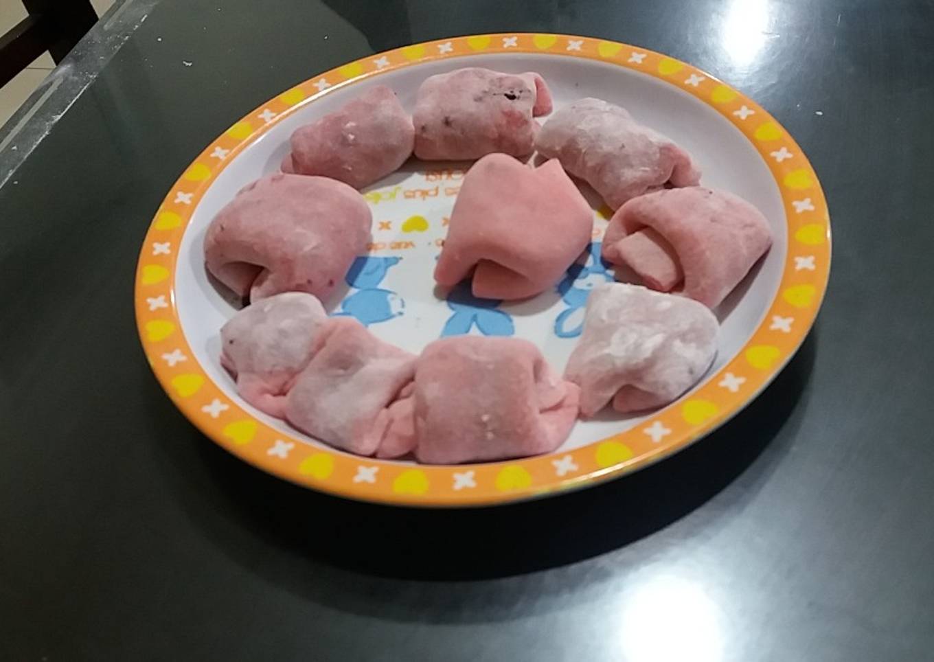 Resep 420. Mochi isi suka2 ala bocah