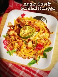 Foto resep Ayam Suwir Sambal Mangga