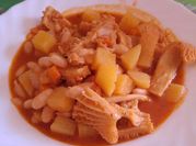 Una foto de buseca en salsa