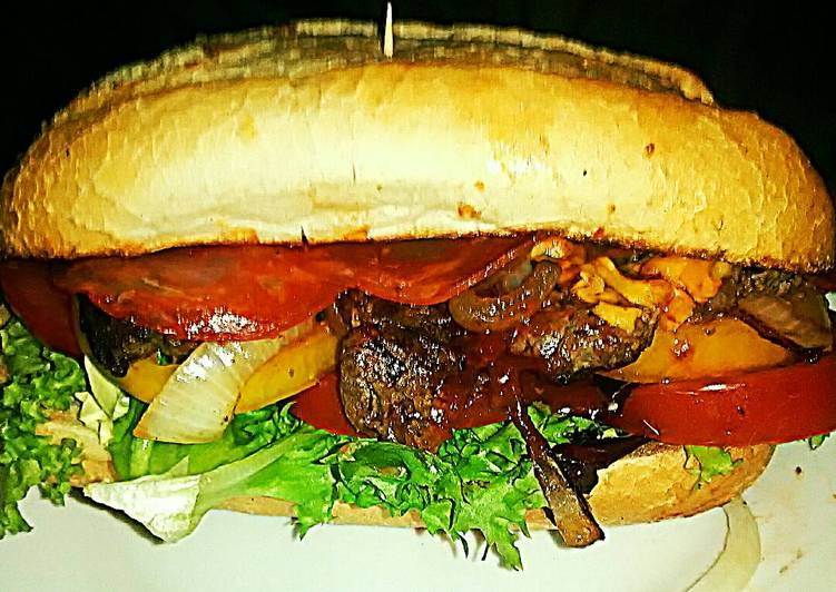 Tex's Steak & Chorizo Sub Melt �?��?�🧀�?��?�🇺🇸