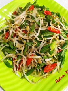 Foto resep Tumis Tauge Kacang Panjang Saos Tiram👩🍳