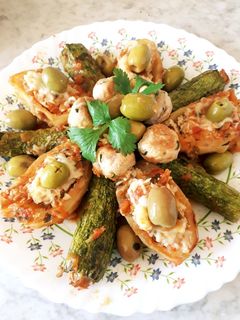 صورة لوصفة دولمة في الفرن