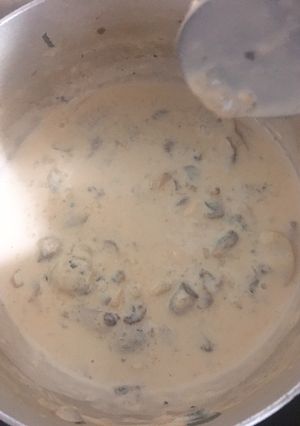Hình của món Súp kem nấm.