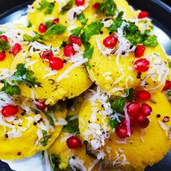 Idli Dhokla A picture of Idli Dhokla.