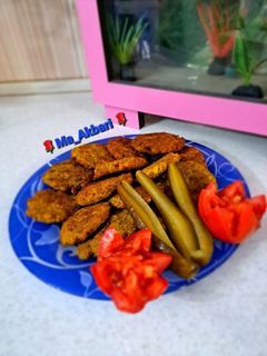 عکسی از دستور 🌱کتلت عدس