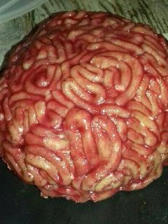 Une photo de Gâteau cervelle au chocolat et à la chantilly au mascarpone