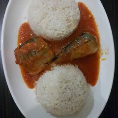 A picture of Fish stew.