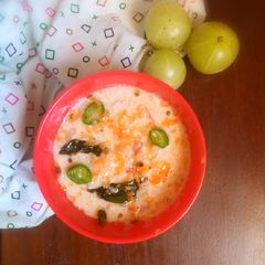 A picture of Amla raita.