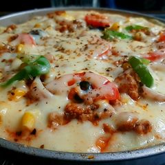 A picture of SPICY PIZZA❤😋😋🔥.