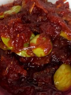 Gambar Sambal petai ikan bilis