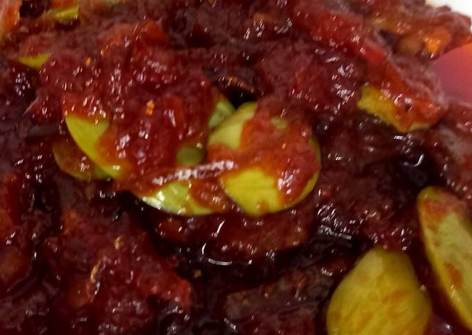 Sambal petai ikan bilis