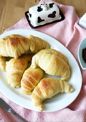 Foto di Cornetti sfogliati all'olio senza zucchero