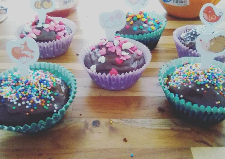 Cupcake de chocolate