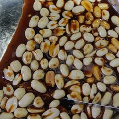 A picture of Peanut and Gur Chikki.