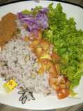 Rice and beans (garau-garau)